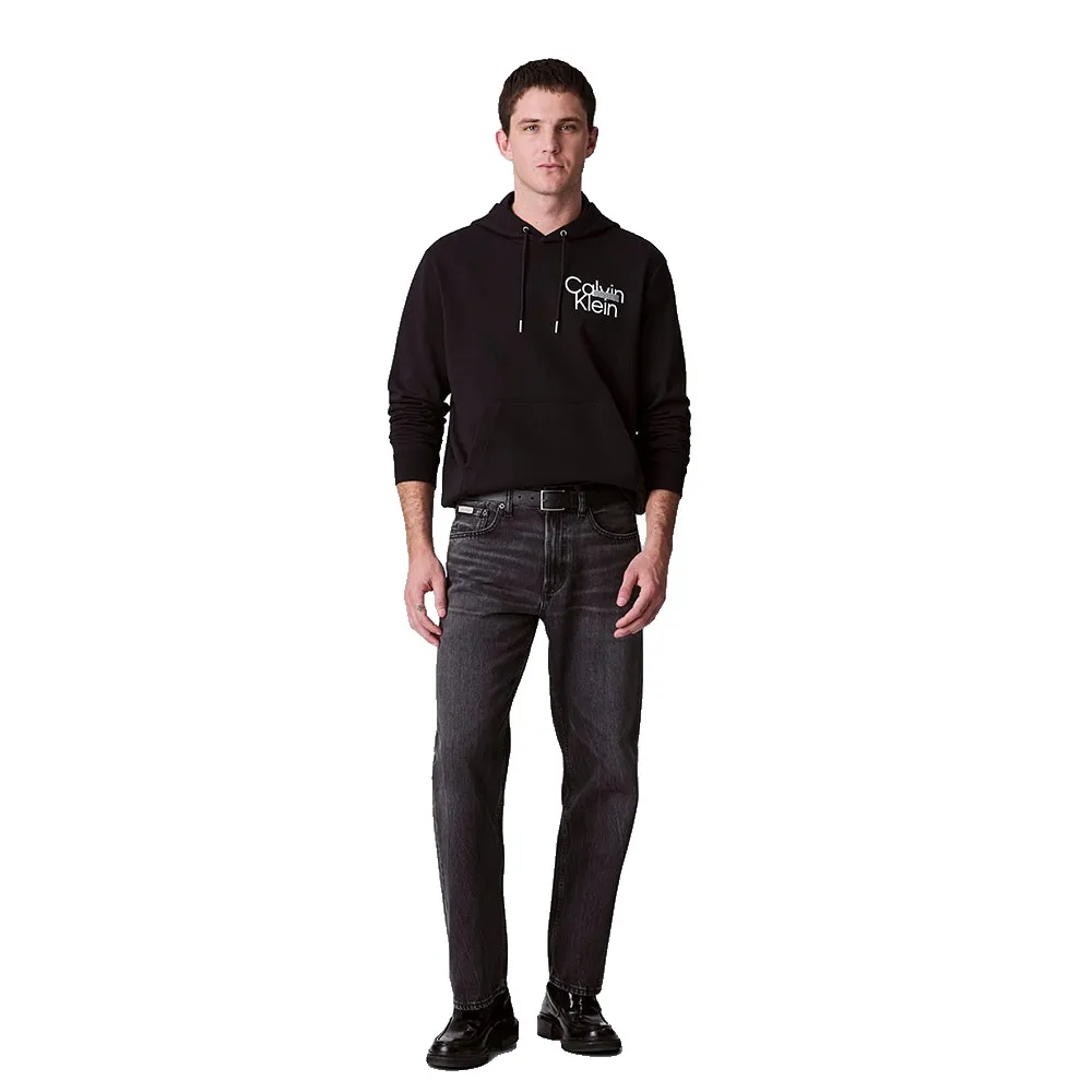 Толстовка Calvin Klein Monologo 350 Terry, черный — фото 3