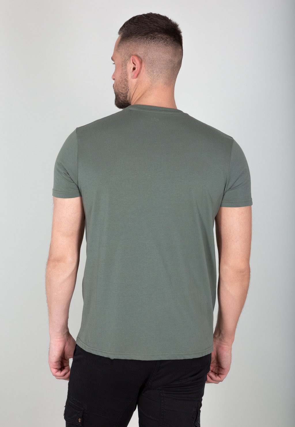 

Базовая футболка SMALL LOGO Alpha Industries, зеленый