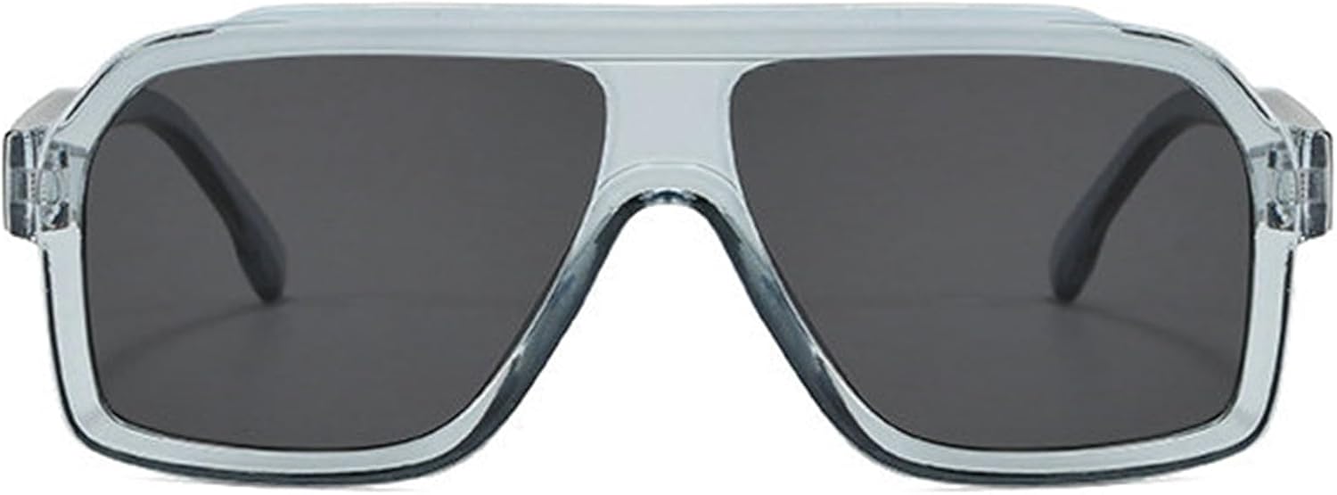 

Классические ретро-солнцезащитные очки-пилот квадратной формы большого размера для женщин, винтажные, роскошные, дизайнерские, с защитным экраном, модные, унисекс helena, C2