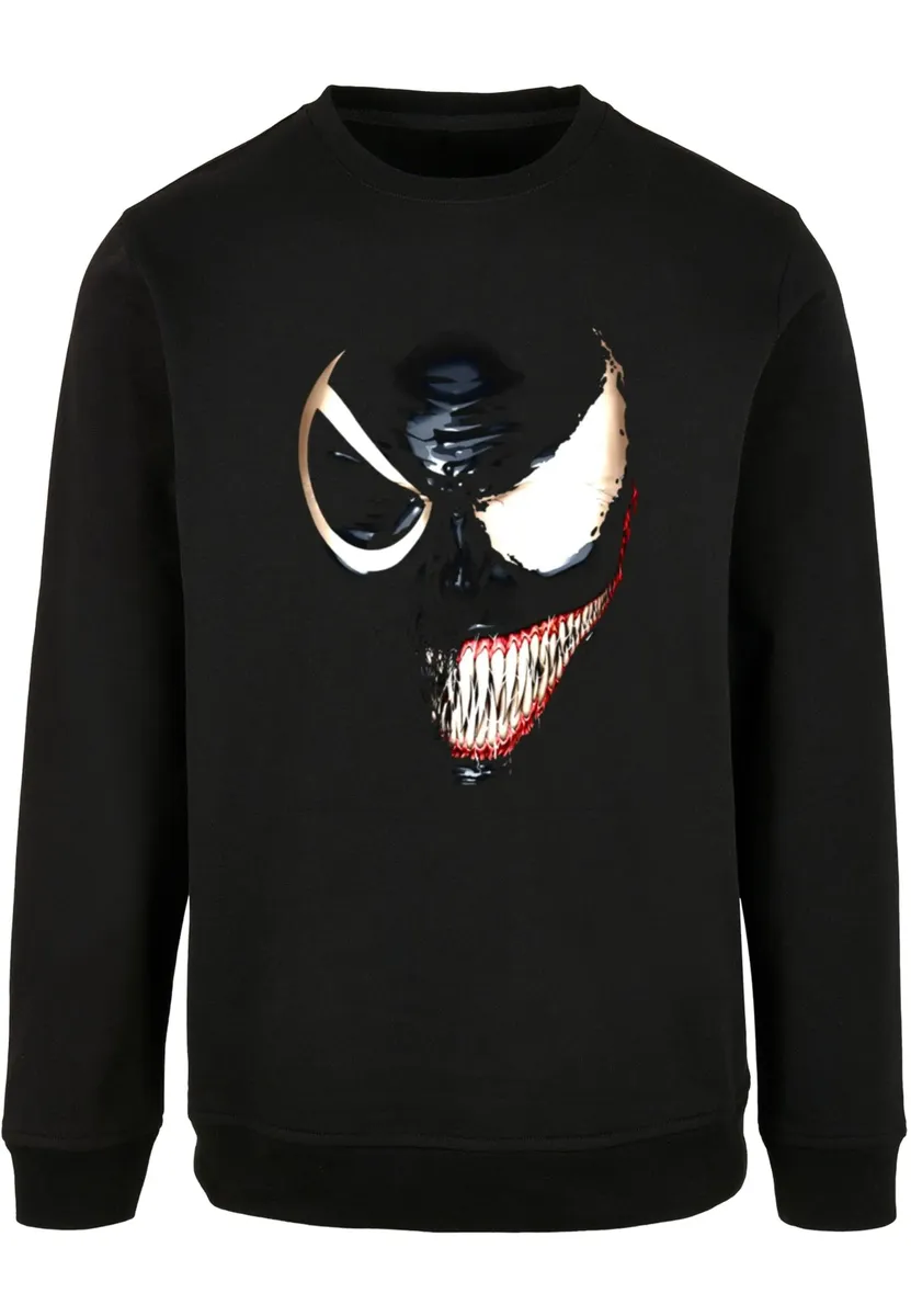 

Свитер с круглым вырезом ABSOLUTE CULT "ABSOLUTE CULT Men's Marvel - Venom Split Face Crewneck", черный
