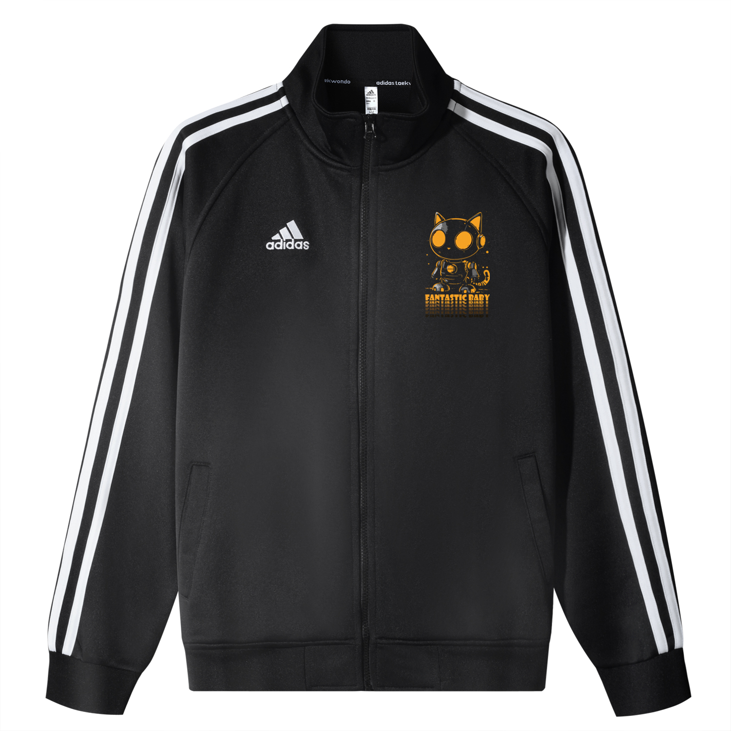 

Adidas Унисекс куртка 3-Stripes черная, Black