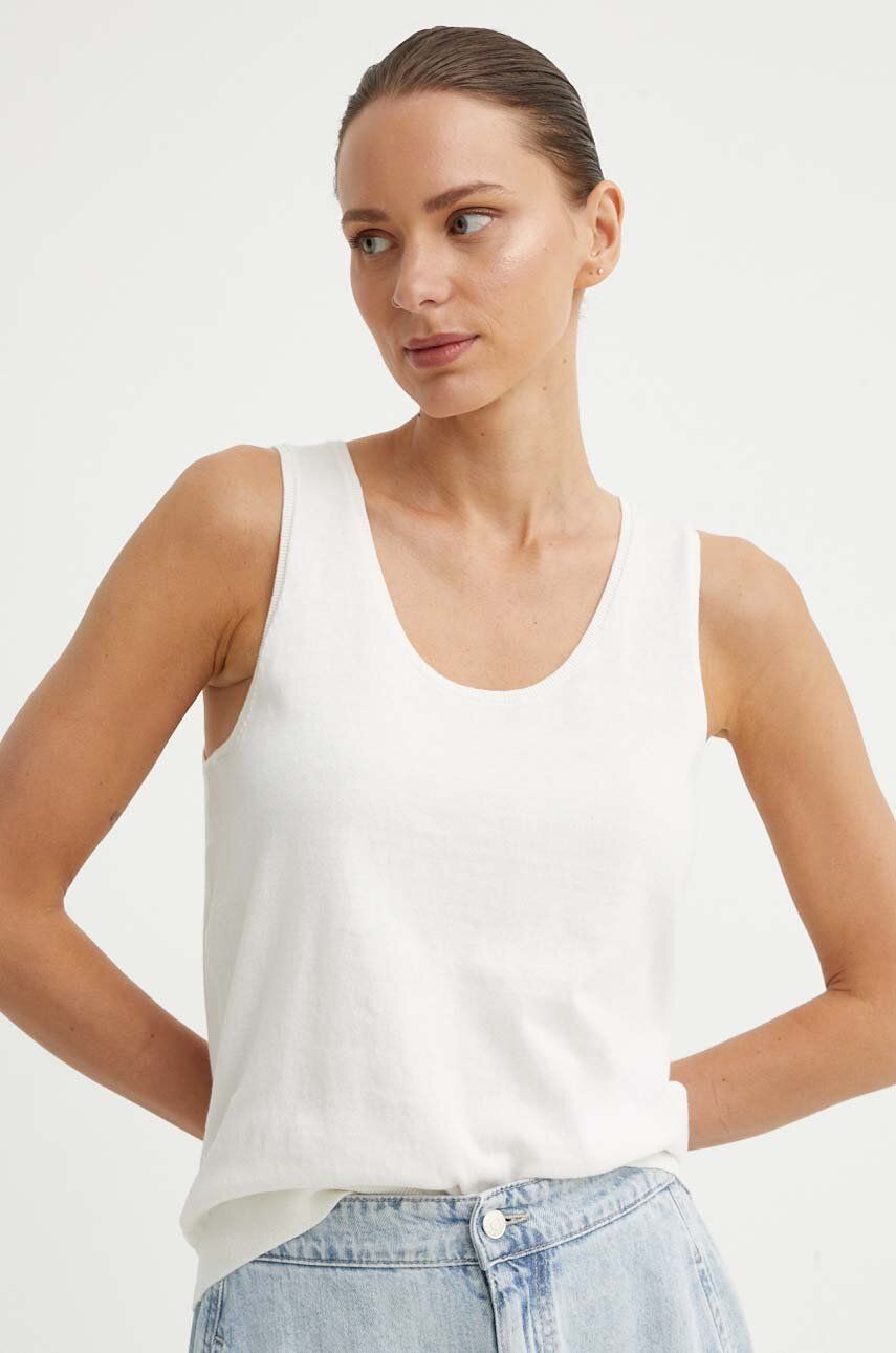 

Хлопковый топ G-Star Raw, бежевый