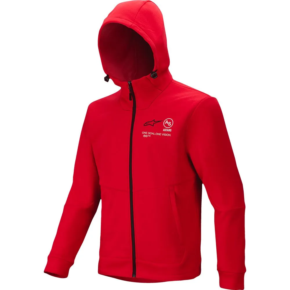 

Толстовка Alpinestars Racer MX full zip, красный