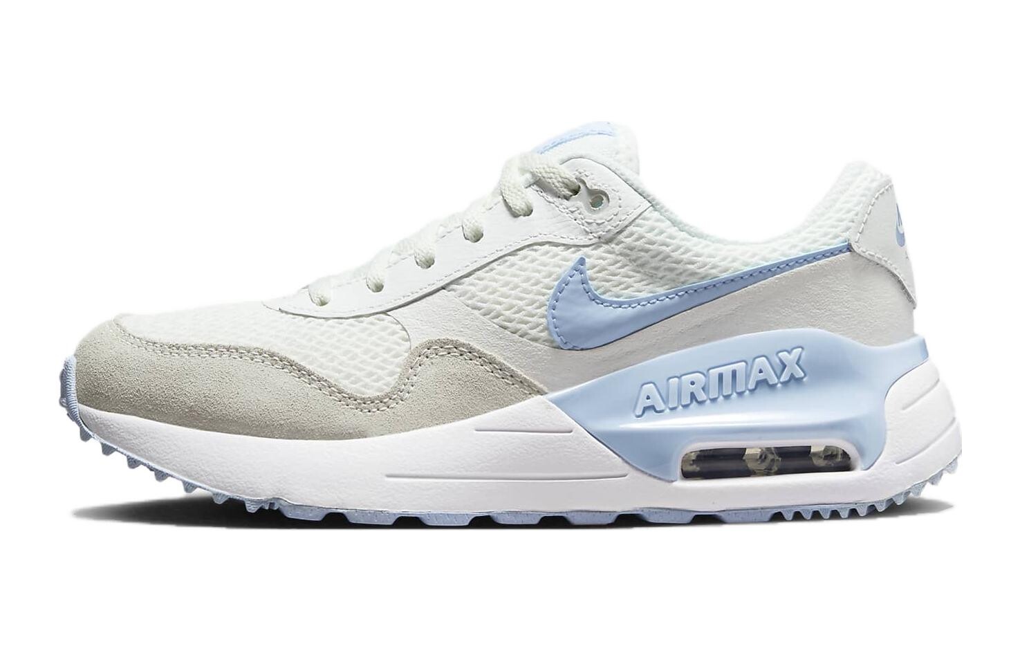 

Кроссовки Nike Air Max SYSTM Big Kid 'White Cobalt Bliss', белый/синий