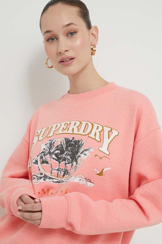 

Толстовка Superdry, розовый