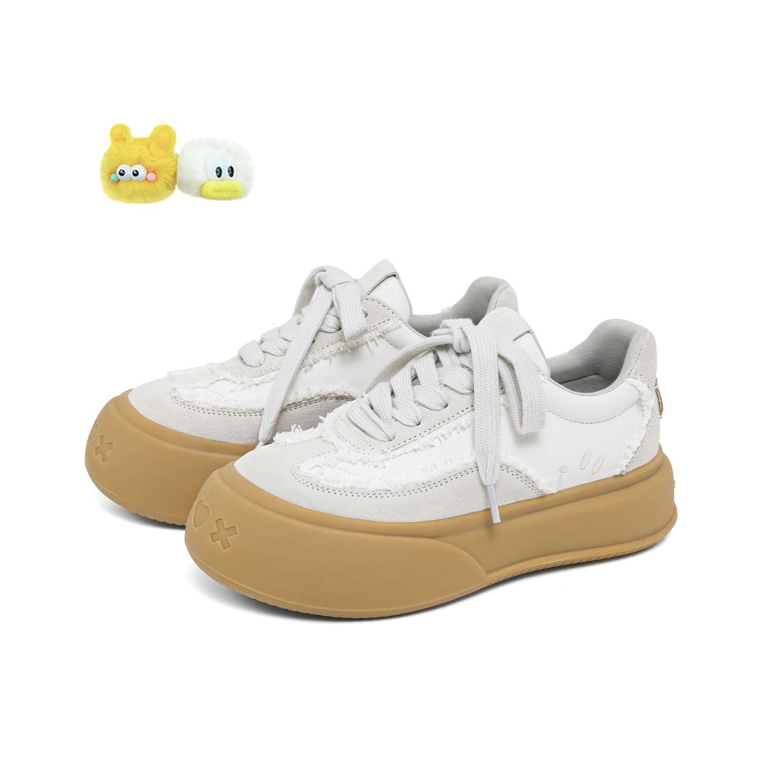 

Кроссовки SOAP OPERA Dexun Series Skateboarding Shoes Unisex Low-top Yellow/White, серый