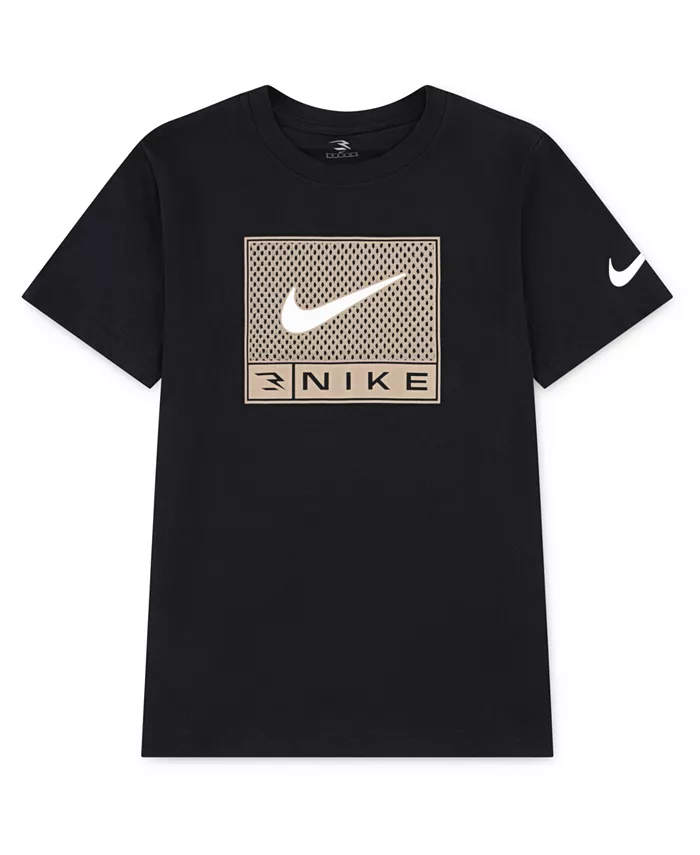 

Футболка с сетчатым принтом Big Boys Sport Nike 3BRAND by Russell Wilson, черный