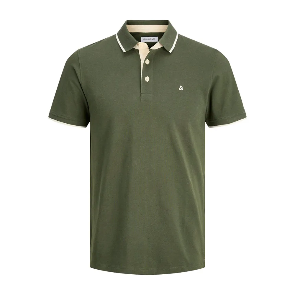 

Поло с коротким рукавом Jack & Jones Essential Paulos Plus Size, зеленый