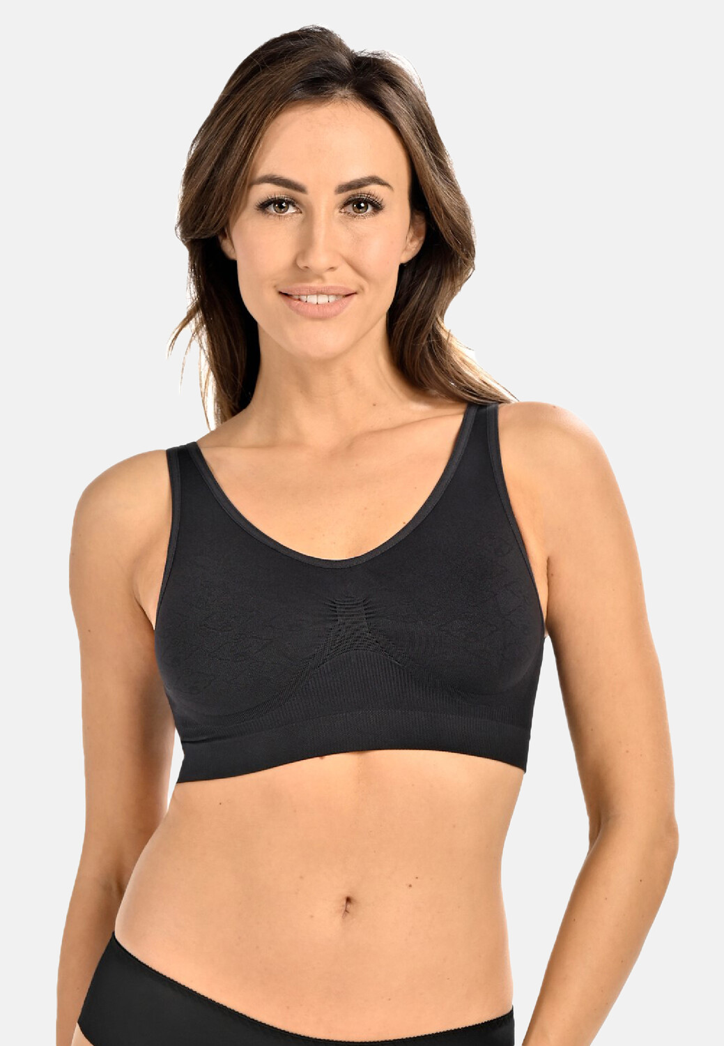 

Бюстье Teyli Nahtloses Top Still BH Still Bh Top, черный
