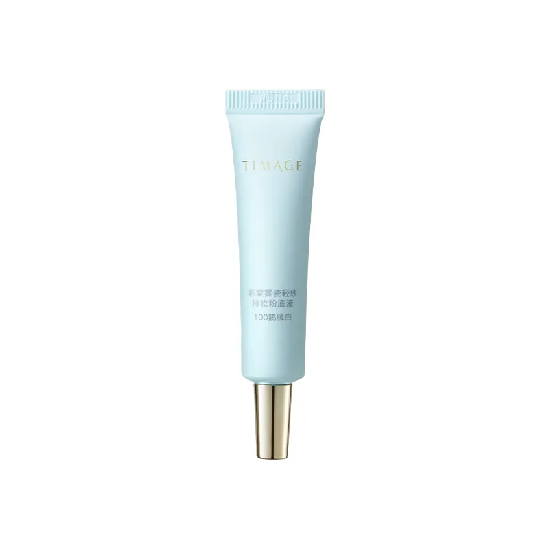 TIMAGE Жидкая тональная основа Small Round Tube пробник, Clear Foundation Liquid 100 7.5ml