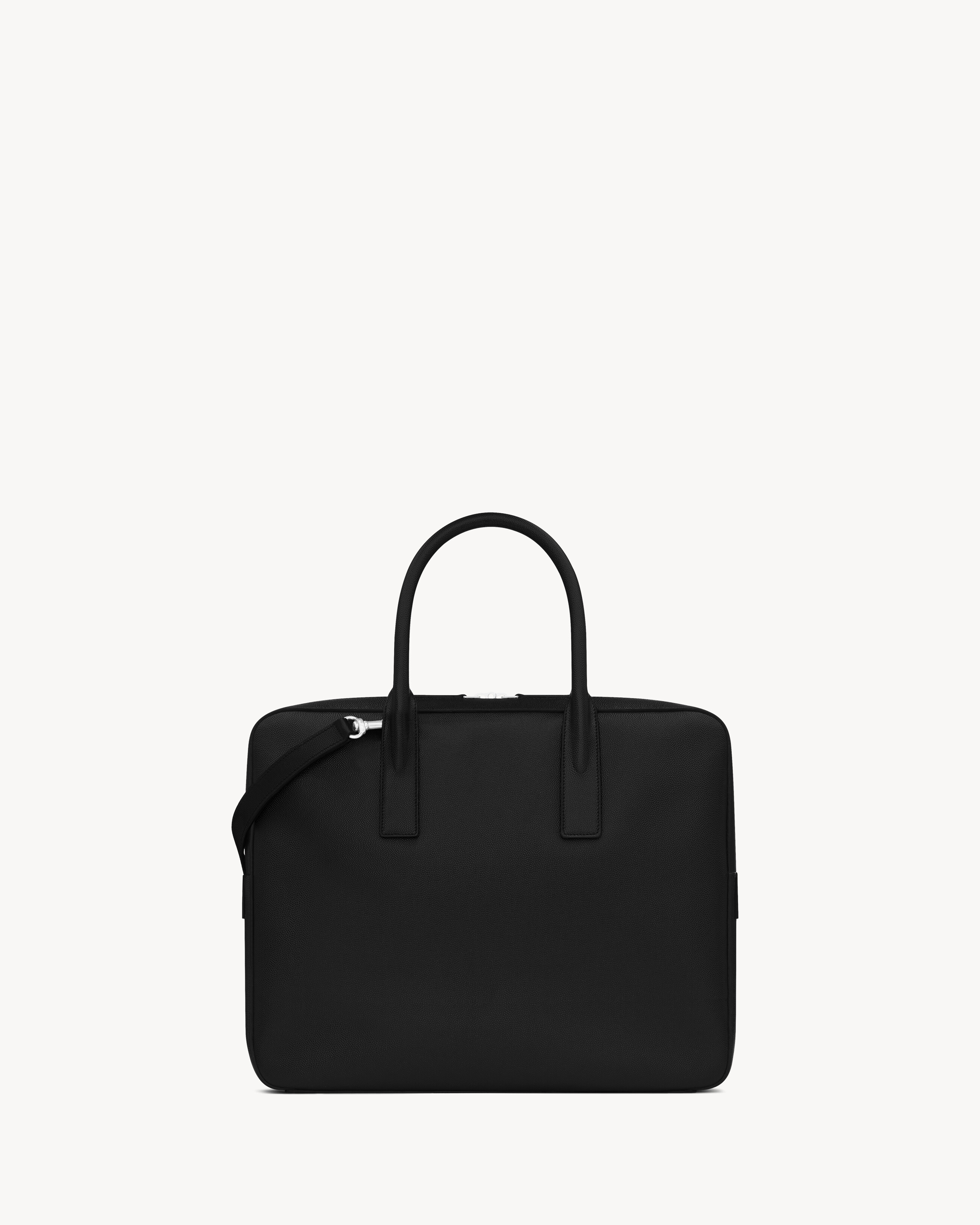 Фирменный небольшой портфель Saint Laurent, черный — фото 2