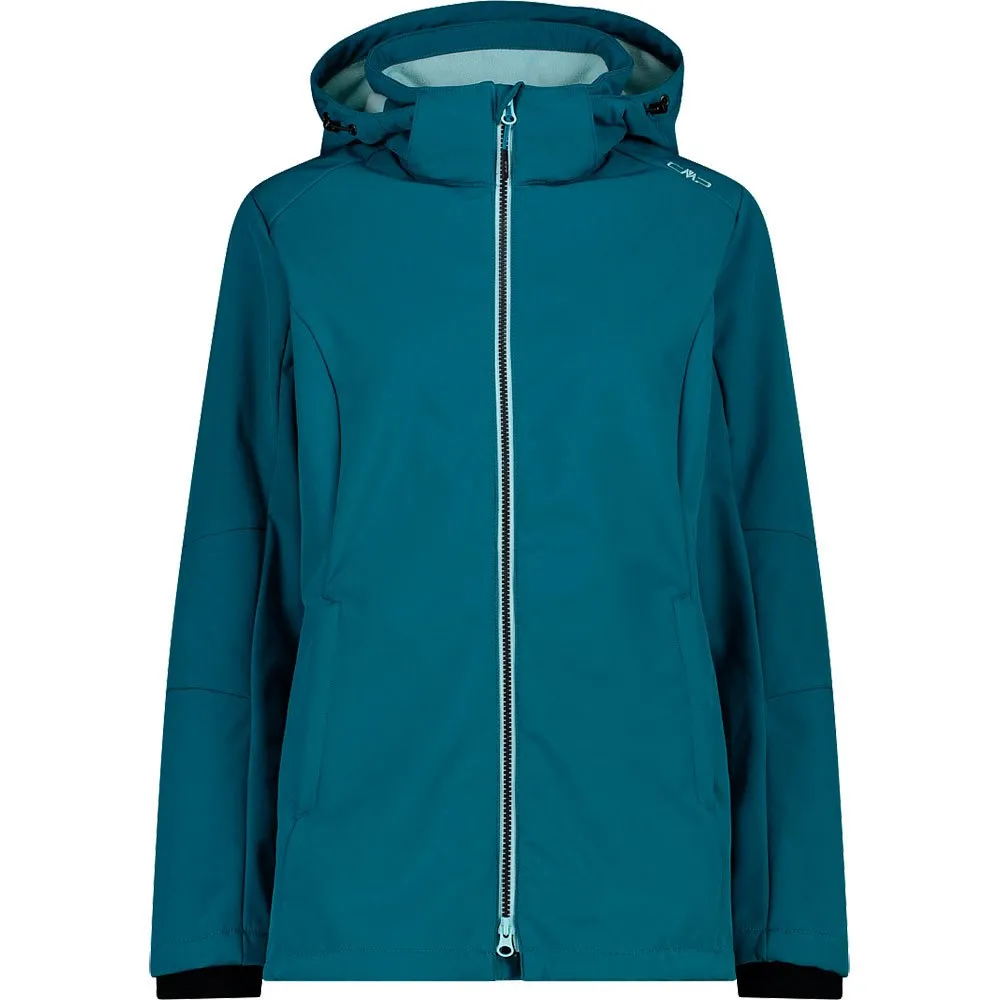 

Куртка CMP Long Fit 3A22226 softshell, зеленый/синий