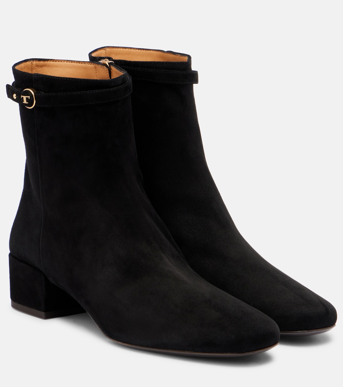 Замшевые ботильоны Tod's, Nero