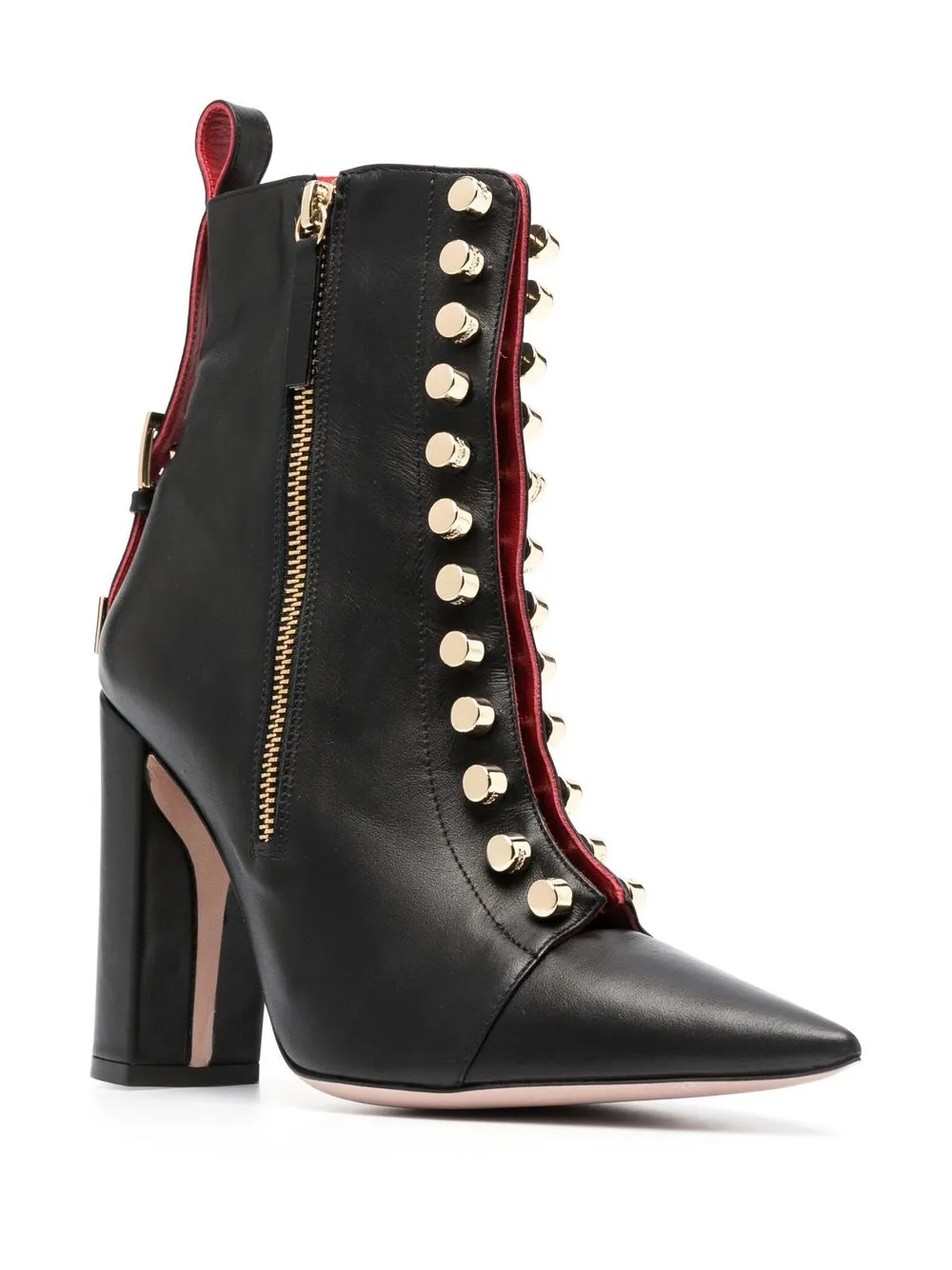 Ботильоны с металлическим декором HARDOT, черный — фото 2