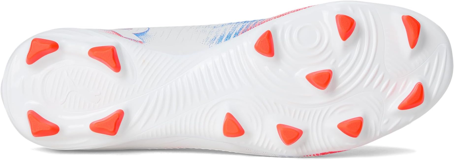 Кроссовки PUMA Men's Future 8 Play Firm, Artificial Ground Soccer Cleats, White/Black/Glowing Red — фото 3