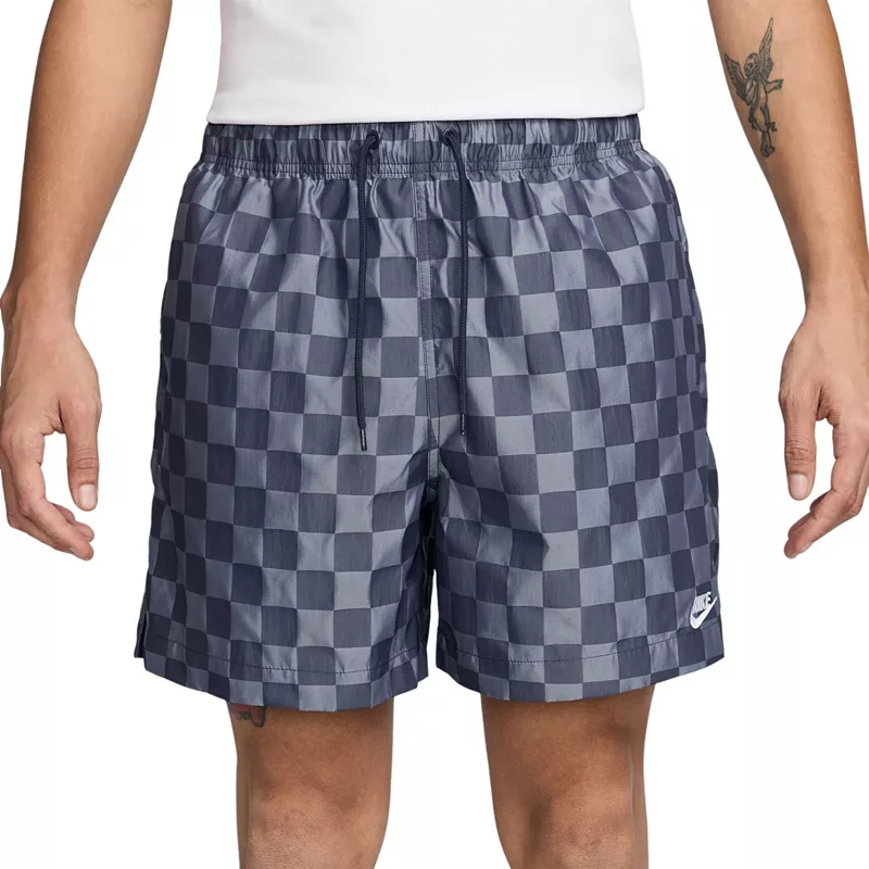 

Мужские шорты Nike Club Flow в клетку, цвет Midnight Navy
