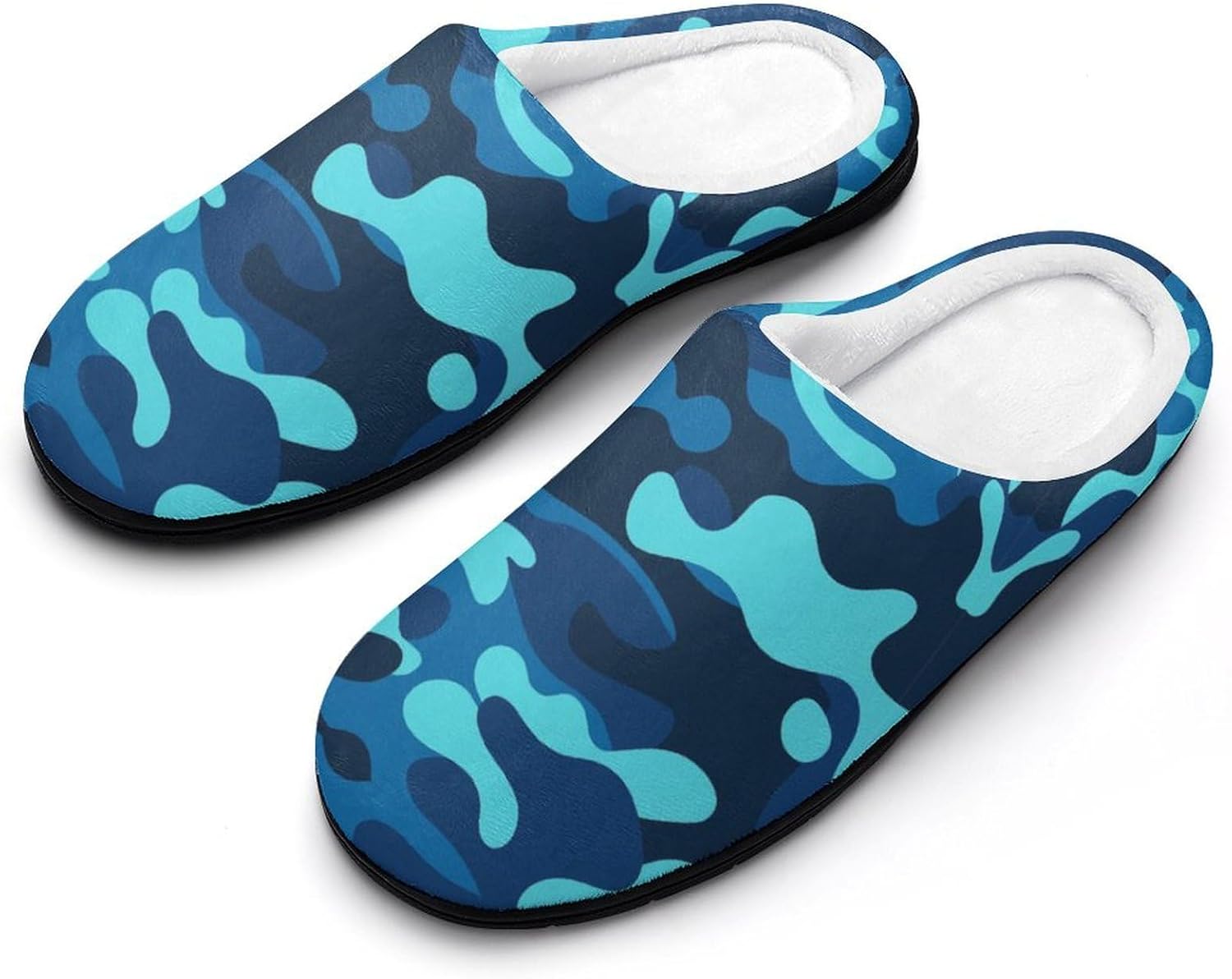 

Мужские хлопковые домашние тапочки с винтажным снеговиком в шарфе и шляпе, для дома и улицы, теплые, уютные, мягкие, с противоскользящей подошвой Daihanle, синий