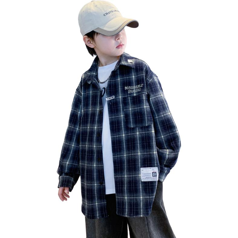 

Детская повседневная рубашка EASTERN CAMEL, темно-синий