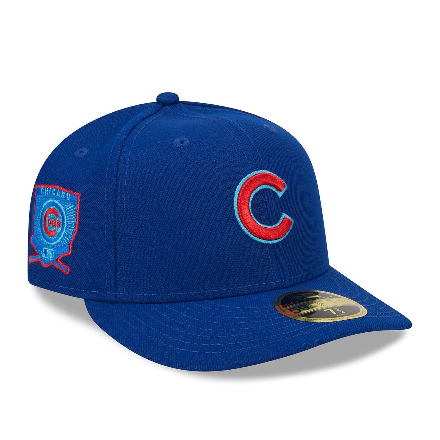 

Мужская облегающая шляпа New Era Royal Chicago Cubs 2023 MLB Father's Day Low Profile 59FIFTY