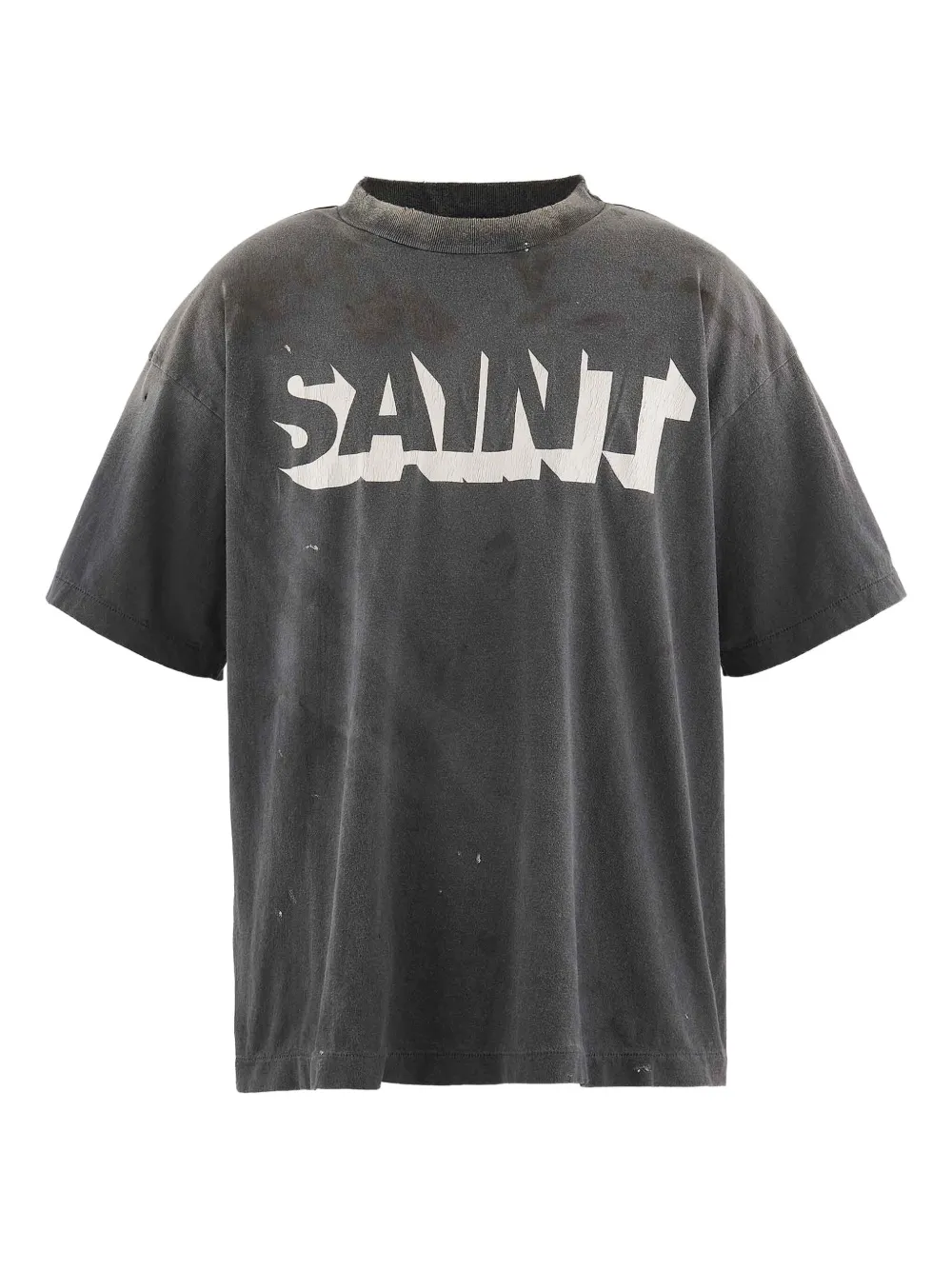 

Футболка Saint с графичным принтом SAINT MXXXXXX, черный