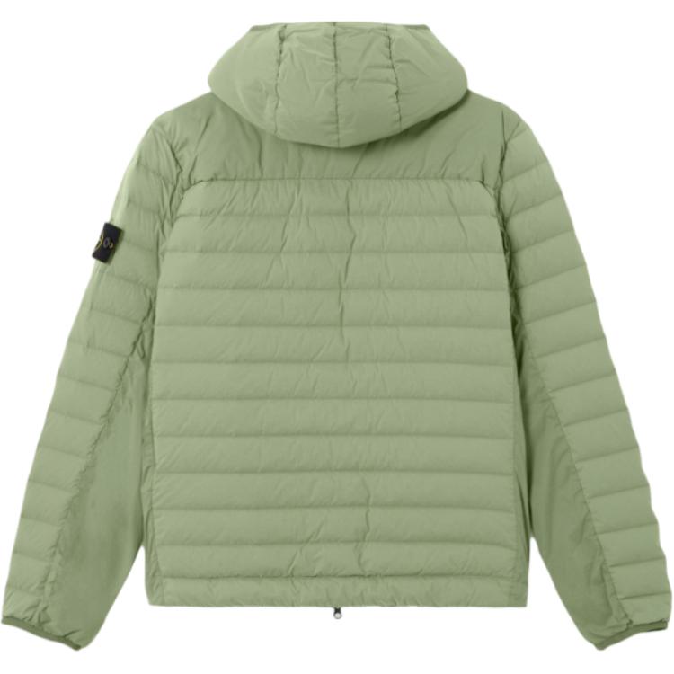 Беспаечная пуховая куртка STONE ISLAND, светло-зеленый — фото 3
