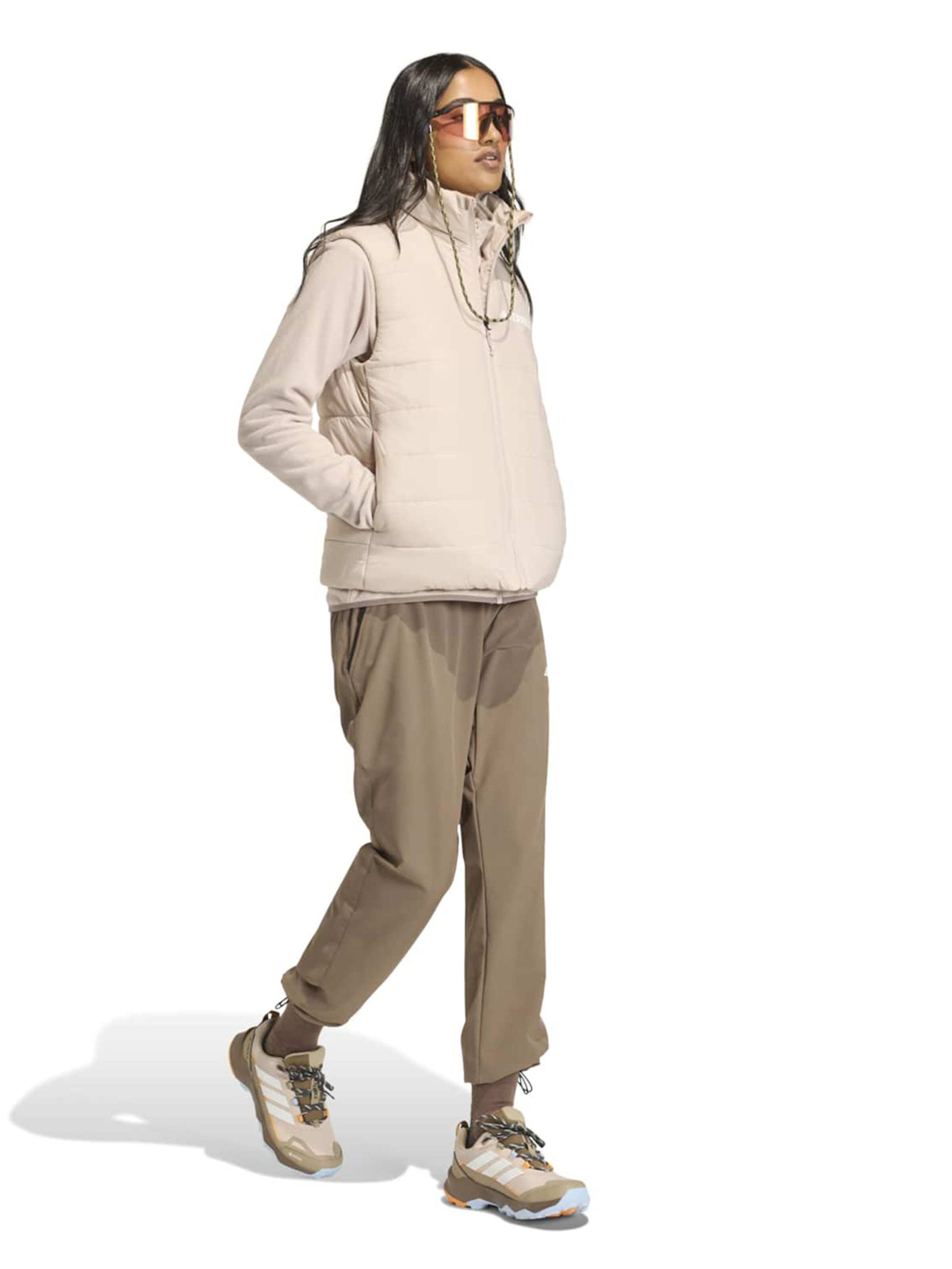 ADIDAS TERREX Спортивный жилет 'Essentials' в цвете Taupe — фото 4