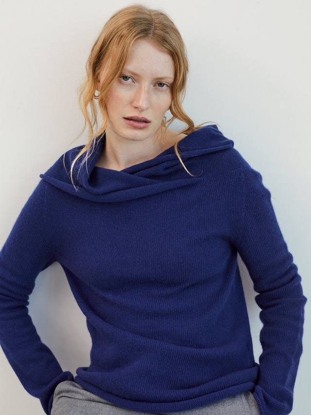 

Джемпер с отложным воротником Celtic & Co., цвет Blue Ink