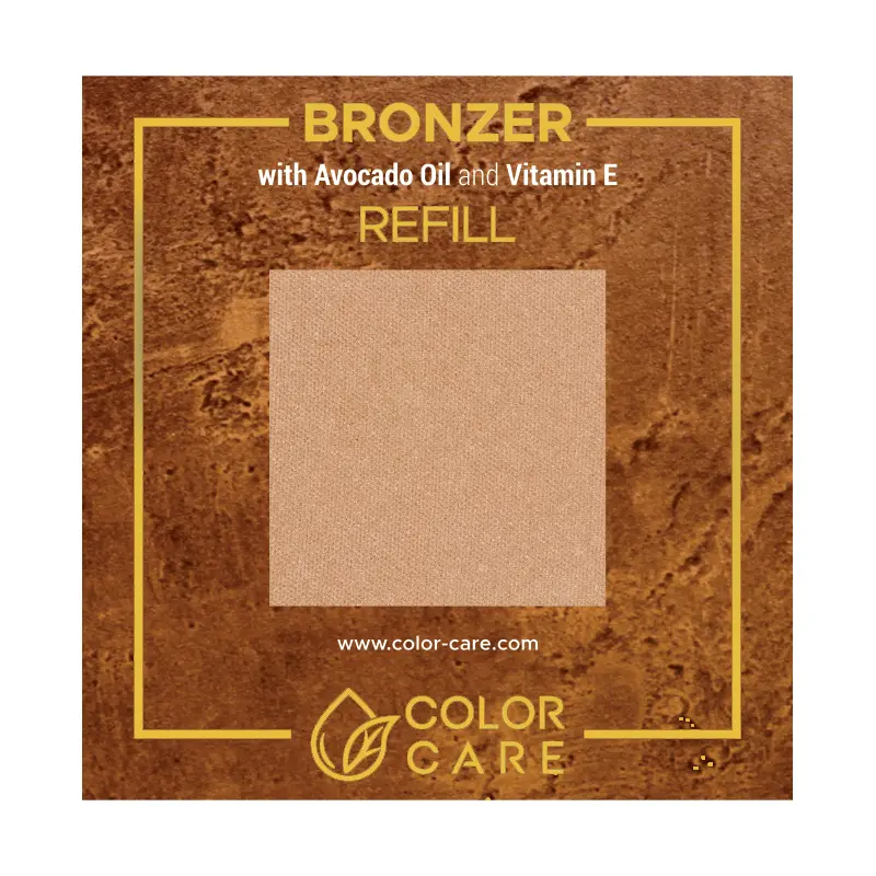 

Матовый веганский бронзатор - сменный блок - Color Care Frosty, 8 гр