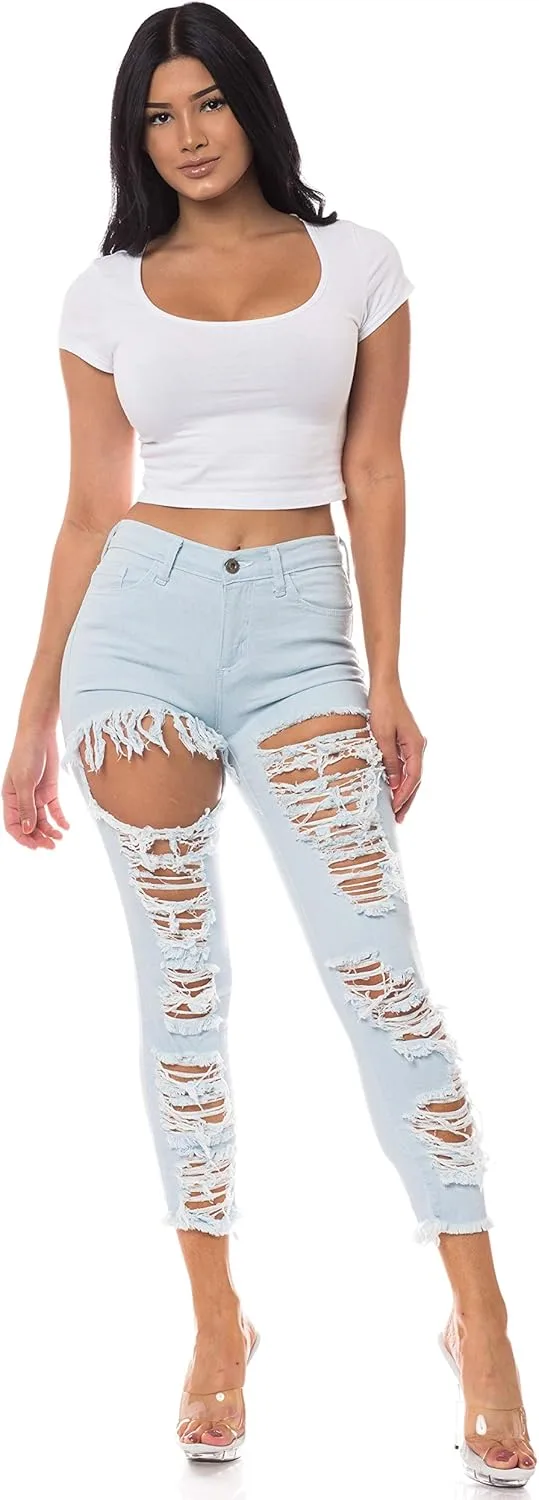 

Женские джинсы Aphrodite Cropped Skinny AP Blue