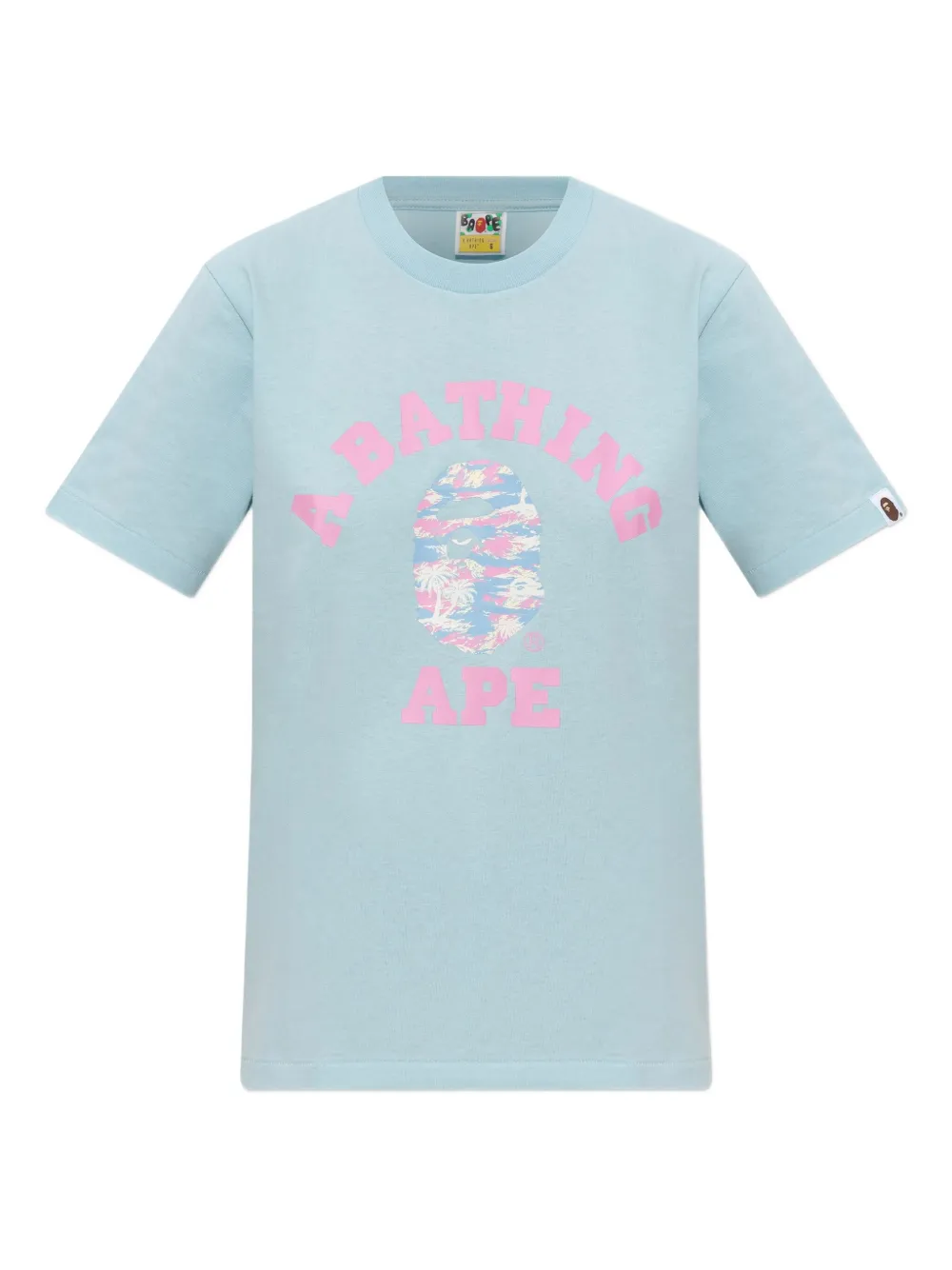 

Футболка с графическим принтом A BATHING APE, синий