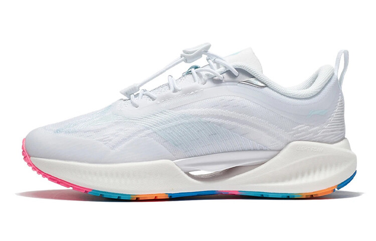

Супер легкие 19 детские кроссовки GS Low-top белые Lining Young