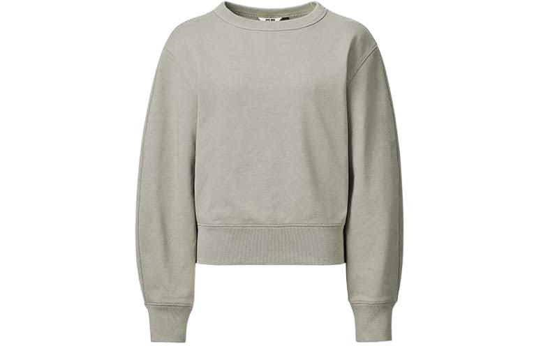 Свитшот SS24 Женский Изумрудный Зеленый UNIQLO — фото 2
