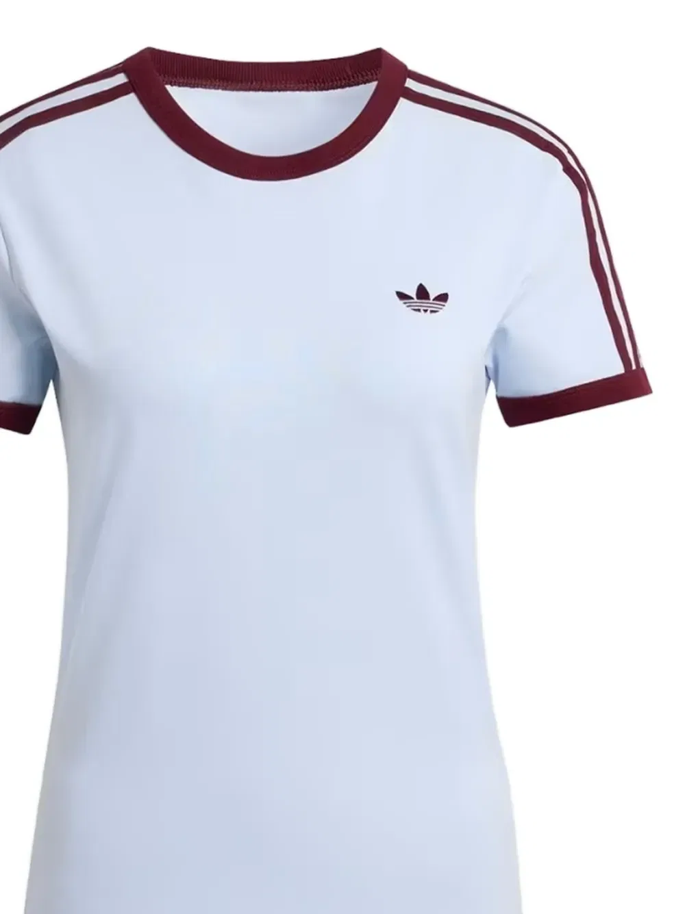 Платье миди с тремя полосками Adidas, синий — фото 2