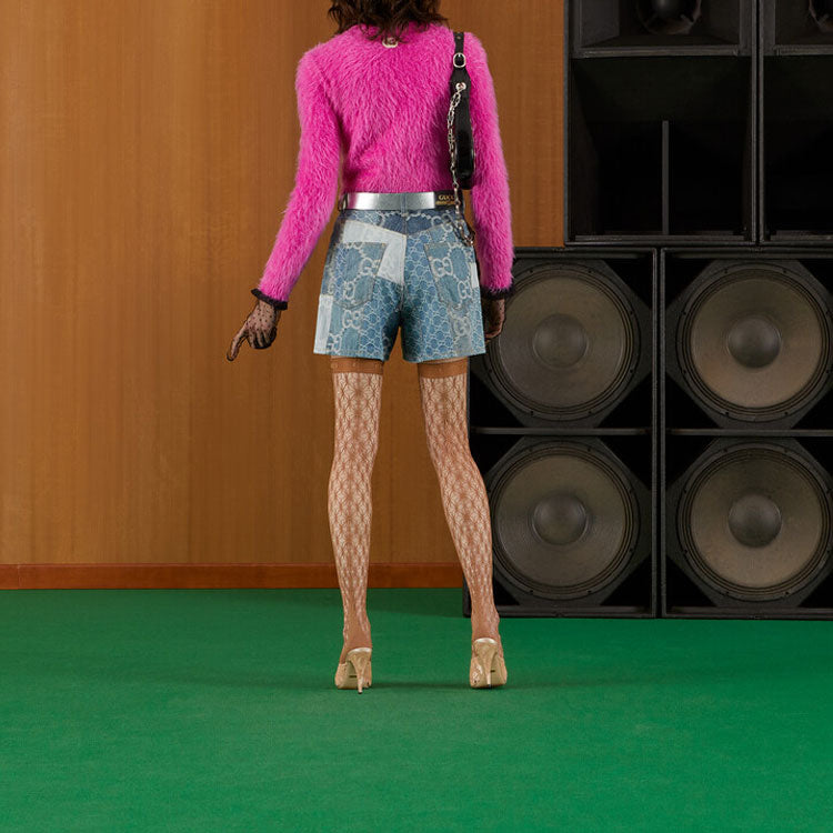 Свитер (WMNS) Gucci Brushed Wool Knit Cardigan 'Pink', розовый — фото 2
