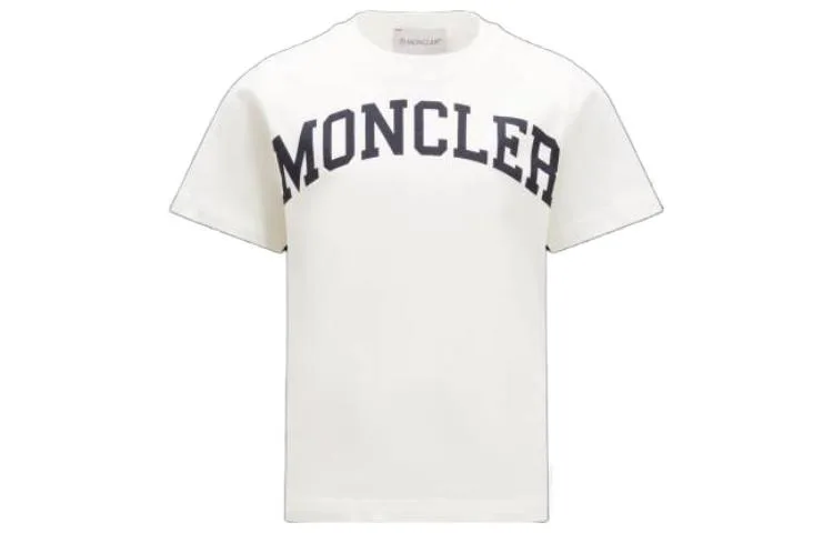Футболка для детей с круглым вырезом Moncler, белый — фото 3