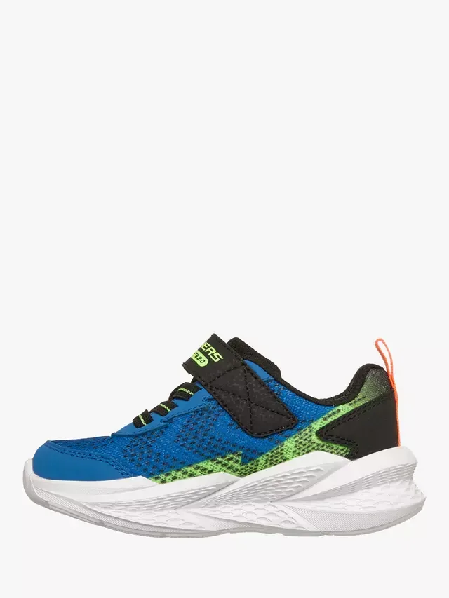 Детские кроссовки S-Lights: Meteor-Lights 20, синие/разноцветные Skechers — фото 2