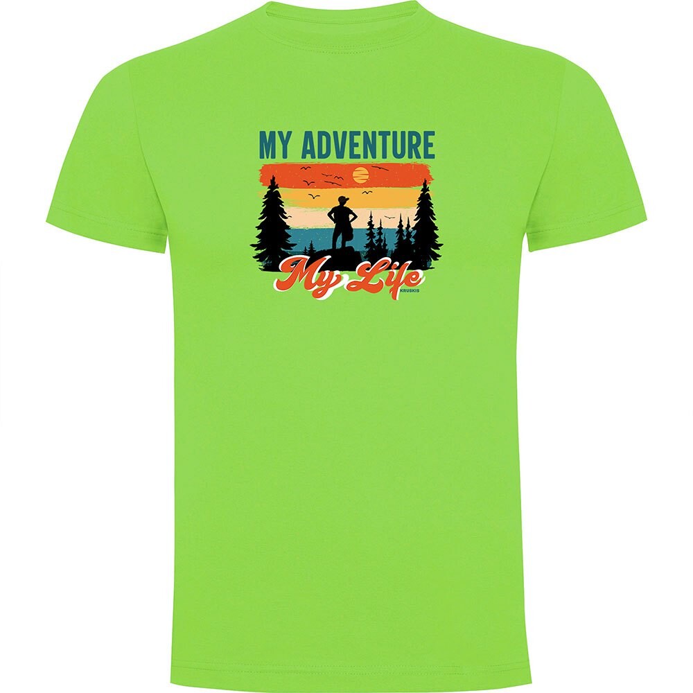 

Футболка с коротким рукавом Kruskis My Adventure, зеленый