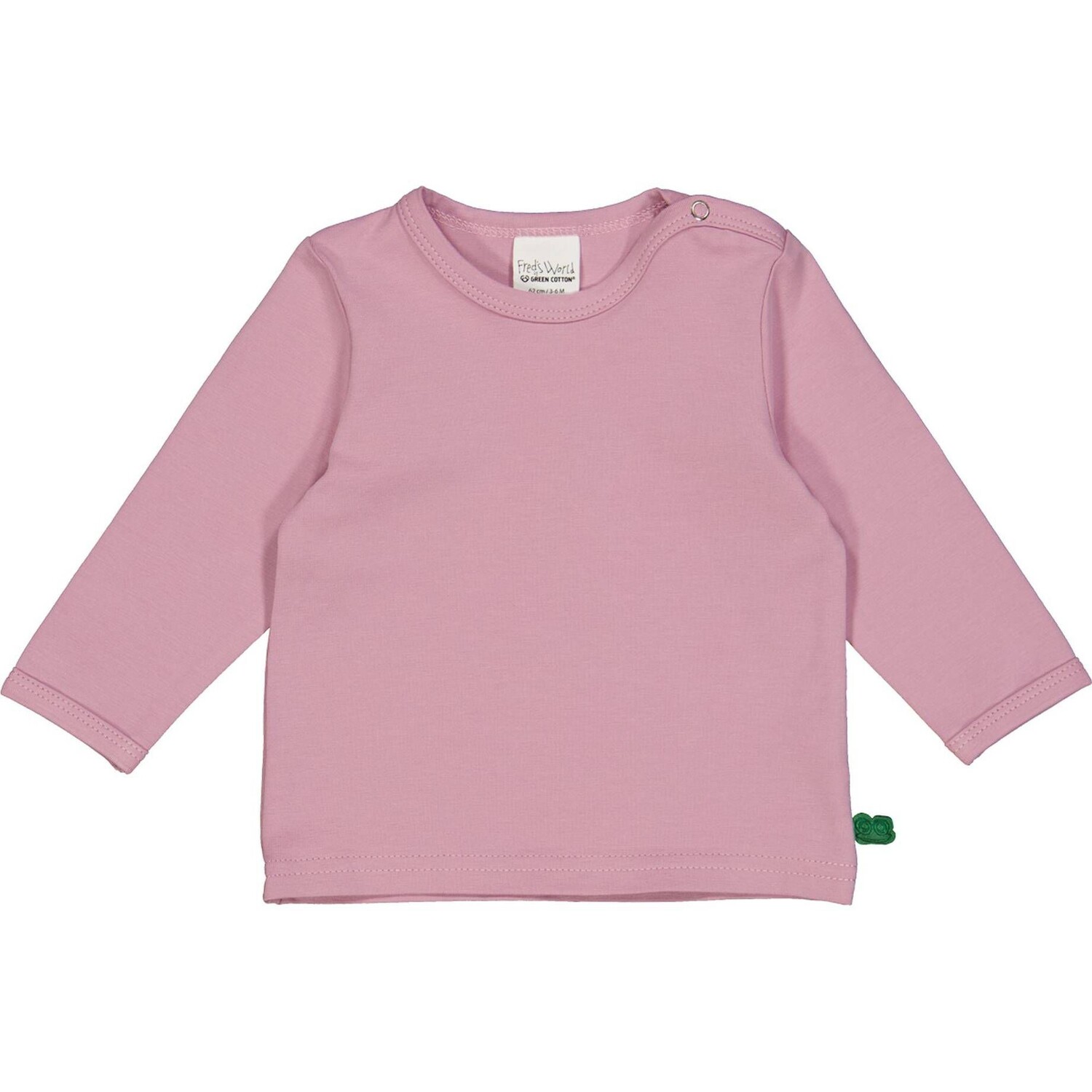 

Детская рубашка с длинными рукавами Fred'S World By Green Cotton, розовый