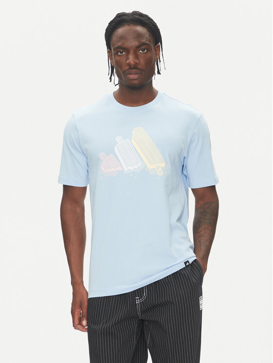 

Футболка обычного кроя Lounge Ice Graphic JJ4019 Adidas, синий