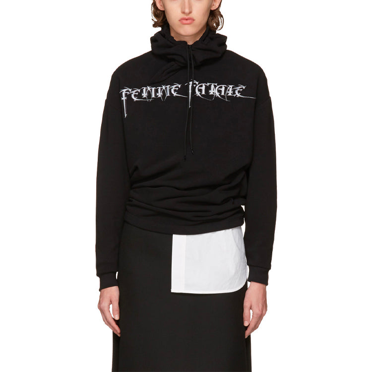 Худи Balenciaga Femme Fatale Oversized Hoodie'Black', черный — фото 3