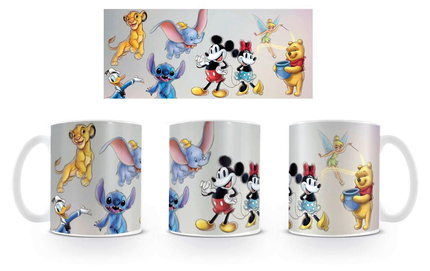 

Кофейная чашка Disney, 12x8,7x10,5 см, белый