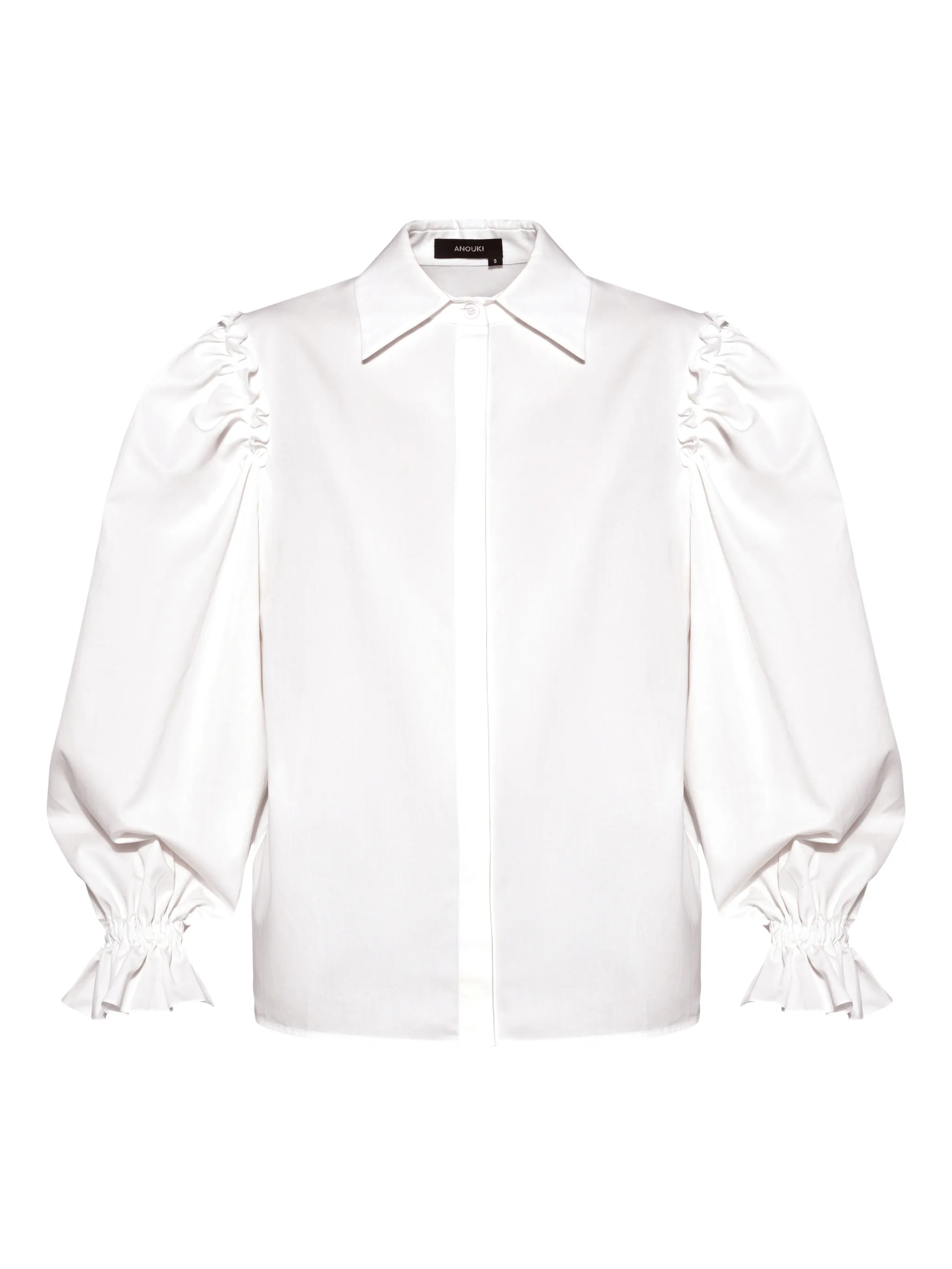 

Рубашка с оборками Anouki, белый