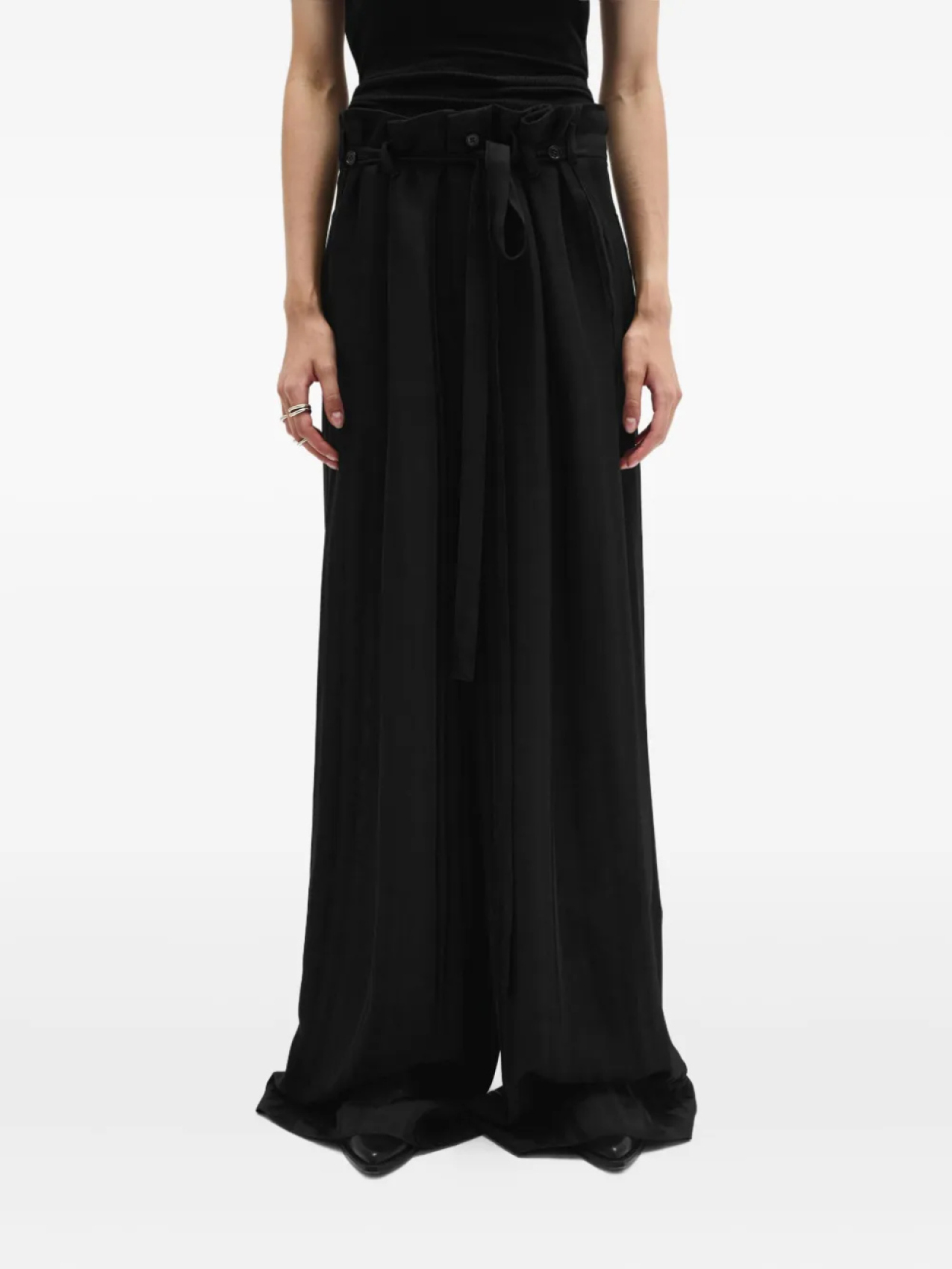 

Ann Demeulemeester брюки палаццо Odit, черный