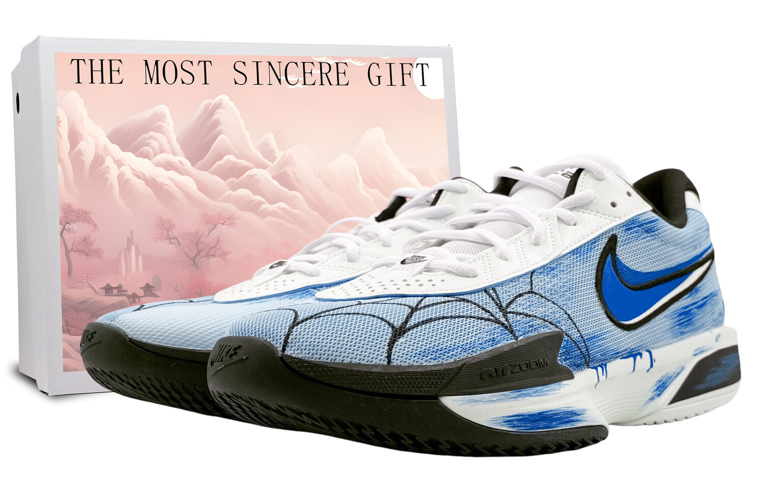 

Баскетбольные кроссовки Air Zoom GT Cut Academy мужские низкие синие Nike