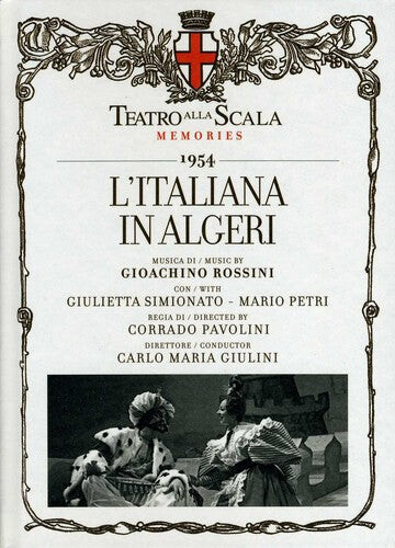 

CD диск Rossini / Giulini / Simionato / Petri / Valletti: L'italiana in Algeri