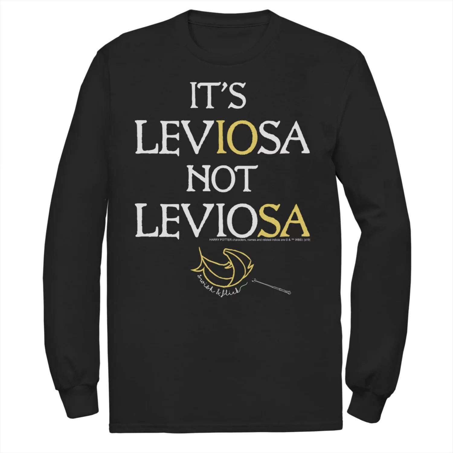 

Мужская футболка Harry Potter It's Leviosa Not Leviosa