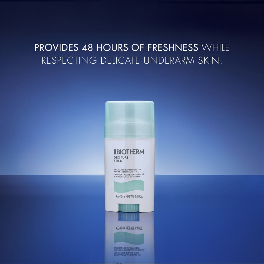 Deo Pure Stick антиперспирант-антитранспирант для чувствительной кожи Biotherm, 40 мл — фото 4
