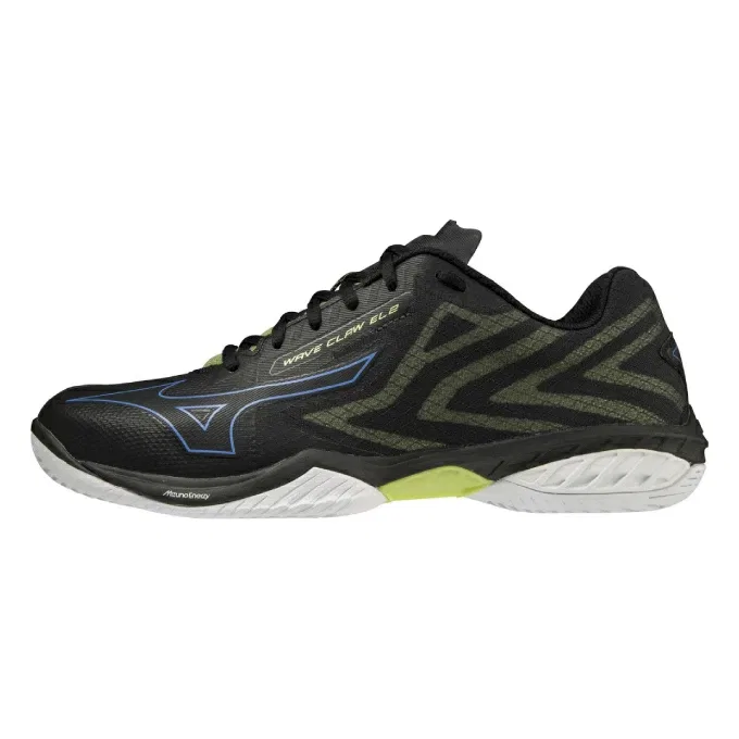 Унисекс кроссовки для бадминтона «Wave Claw EL 2» от Mizuno, Bk/Bl/Ye