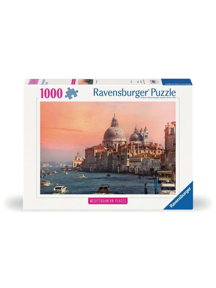 

Пазл Ravensburger, 1000 деталей, Средиземноморская Италия, в красочном исполнении