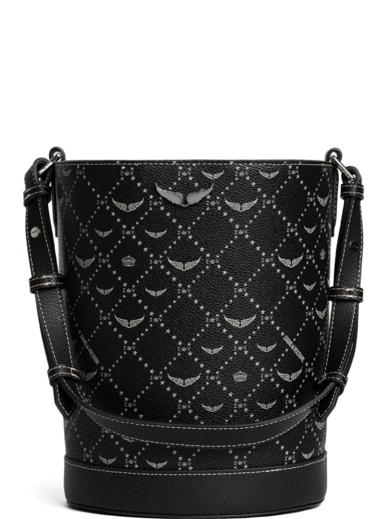 

Сумка Zadig&Voltaire с логотипом, черный